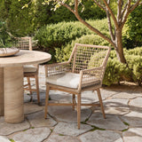 Marielle Outdoor Dining Chair, Natural, Set of 2