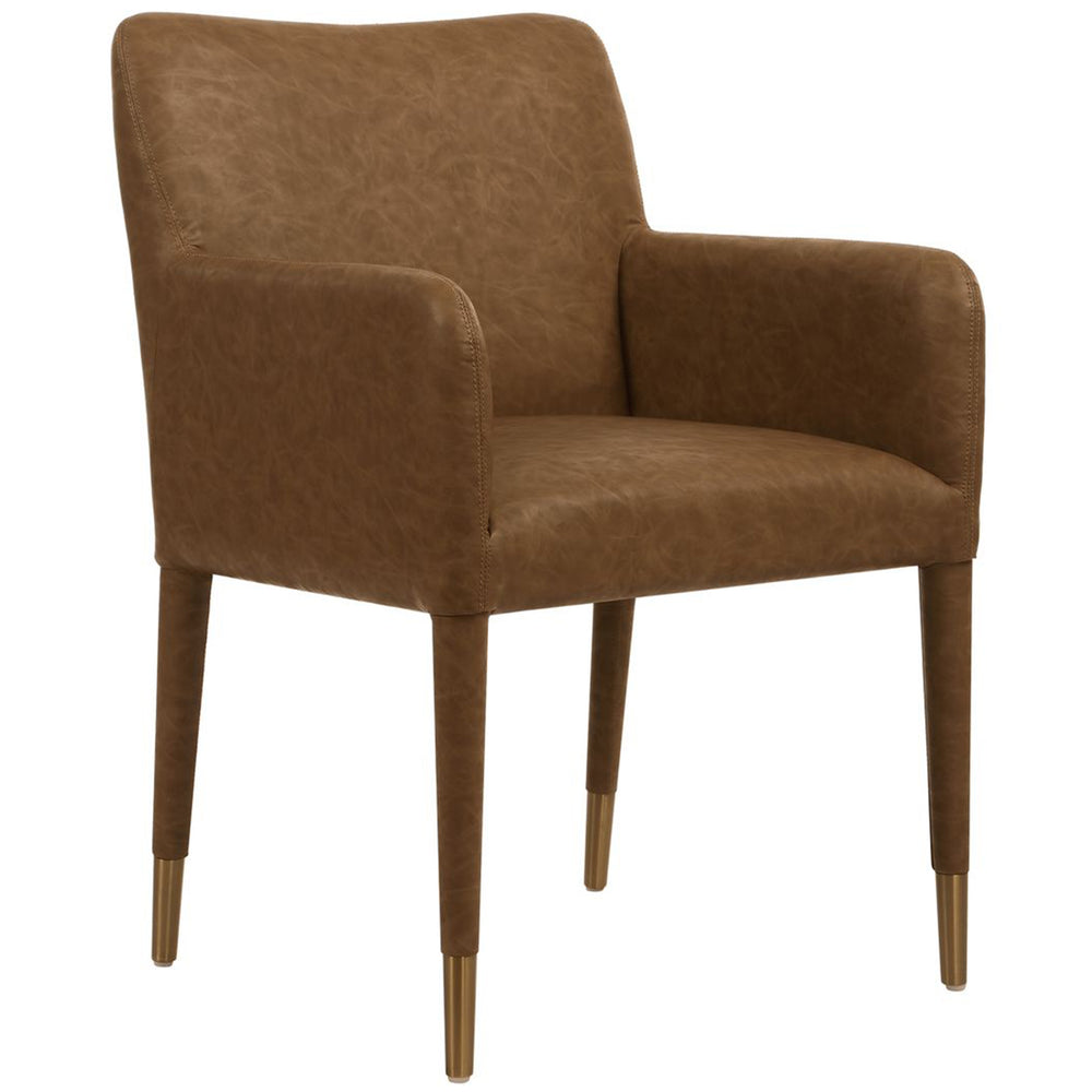 Conifer Dining Armchair, Set of 2, Camel-Furniture - Dining-High Fashion Home