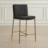 Ascend Counter Stool, Charcoal-Furniure - Benches-High Fashion Home