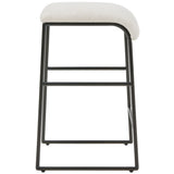 Arcane Counter Stool, Ecru-Furniure - Benches-High Fashion Home
