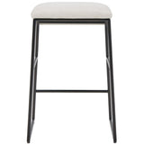 Arcane Counter Stool, Ecru-Furniure - Benches-High Fashion Home