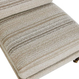 Chatsworth Accent Chair, Taupe Stripes-Furniture - Chairs-High Fashion Home