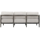 Borneo Outdoor Sofa, Oyster White-Furniture - Sofas-High Fashion Home