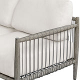 Borneo Outdoor Sofa, Oyster White-Furniture - Sofas-High Fashion Home