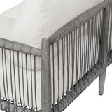 Borneo Outdoor Sofa, Oyster White-Furniture - Sofas-High Fashion Home