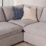 Caplan 5 Piece Sectional, Elite Gray