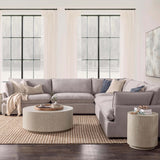 Caplan 5 Piece Sectional, Elite Gray