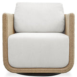 Santorini Outdoor Swivel Chair, Honey