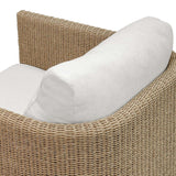 Santorini Outdoor Swivel Chair, Honey
