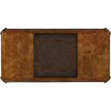 Tynecastle Executive Desk, Chestnut-Furniture - Office-High Fashion Home
