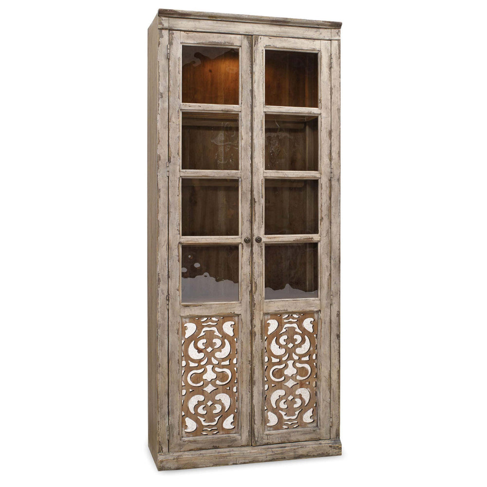 Chatelet Bunching Curio, Caramel Froth-Furniture - Storage-High Fashion Home