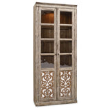 Chatelet Bunching Curio, Caramel Froth-Furniture - Storage-High Fashion Home
