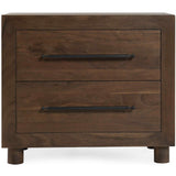 Jaxon 2 Drawer Nightstand, Harvest Brown-Furniture - Bedroom-High Fashion Home