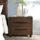 Jaxon 2 Drawer Nightstand, Harvest Brown-Furniture - Bedroom-High Fashion Home