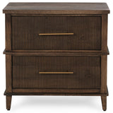 Westlake 2 Drawer Nightstand, Kona Brown