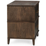 Westlake 2 Drawer Nightstand, Kona Brown