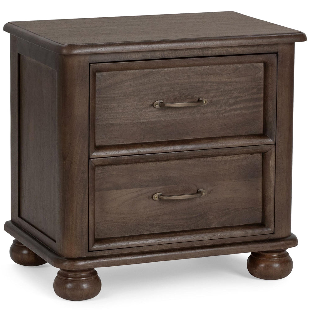Brookside 2 Drawer Nightstand, Cocoa Brown