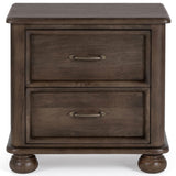Brookside 2 Drawer Nightstand, Cocoa Brown