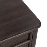 Brookside 3 Drawer Nightstand, Cocoa Brown