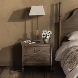 Margaux 2 Drawer Nightstand, Toasted Chestnut