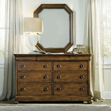 Archivist 9 Drawer Dresser, Dark Wood-Furniture - Storage-High Fashion Home
