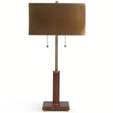 Verona Twin Pull Table Lamp, Cognac