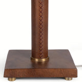 Verona Twin Pull Table Lamp, Cognac