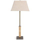 Amara Table Lamp, Natural Rattan