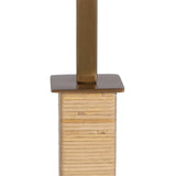 Amara Table Lamp, Natural Rattan