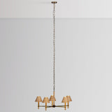 Amara Chandelier, Natural Rattan