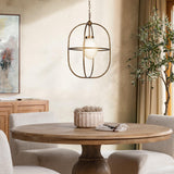 Elara Chandelier, Brass