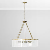 Genesis Round Chandelier, Gold-Lighting-High Fashion Home