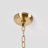 Genesis Round Chandelier, Gold-Lighting-High Fashion Home