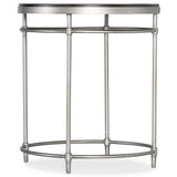 St. Armand Round End Table, Black-Furniture - Accent Tables-High Fashion Home