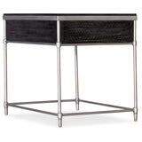 St. Armand Rectangular End Table, Black-Furniture - Accent Tables-High Fashion Home