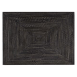 St. Armand Rectangular End Table, Black-Furniture - Accent Tables-High Fashion Home