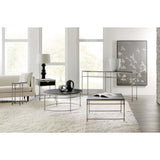 St. Armand Rectangular End Table, Black-Furniture - Accent Tables-High Fashion Home
