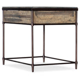 St. Armand Rectangular End Table, Light Natural-Furniture - Accent Tables-High Fashion Home