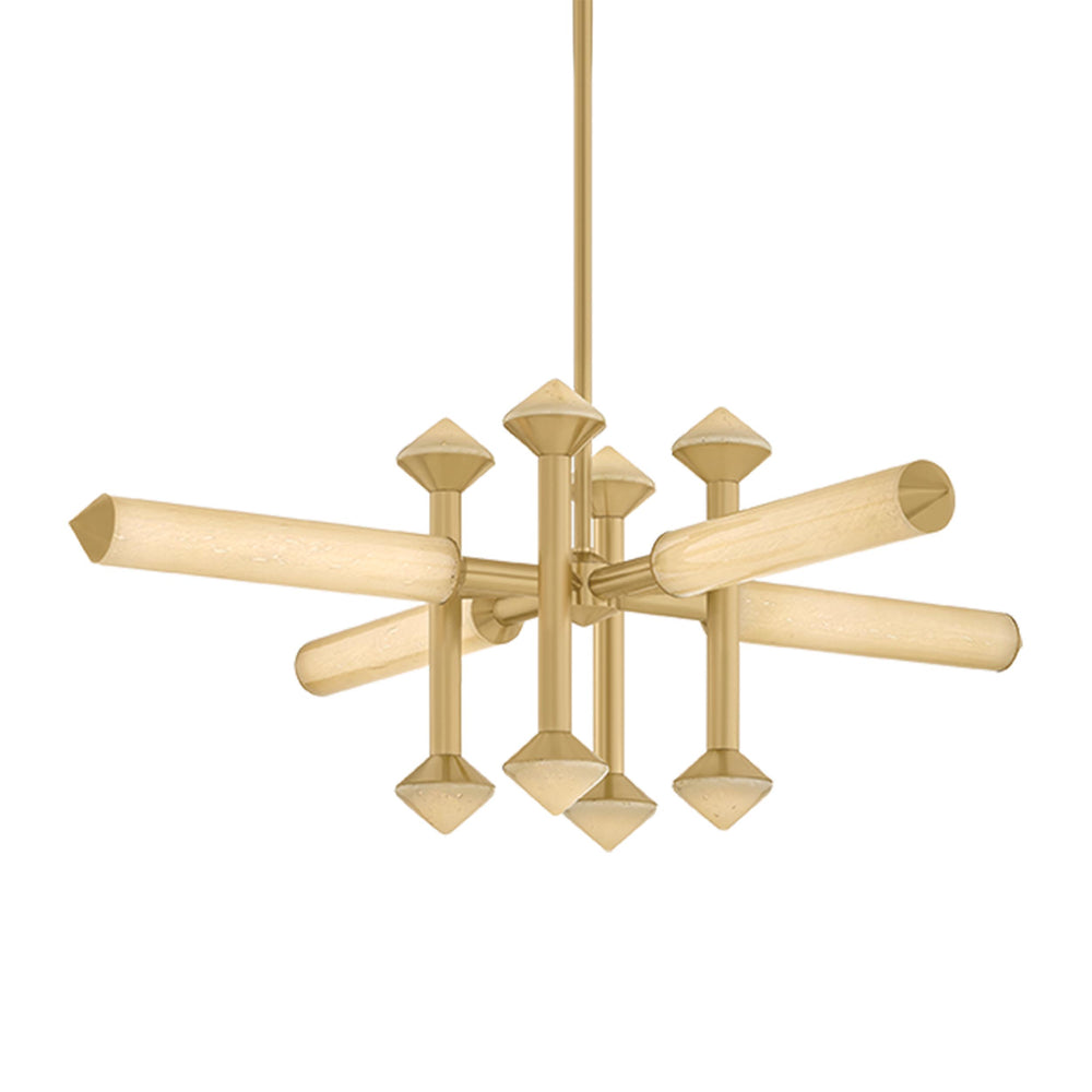 Hydra Chandelier, Vintage Brass