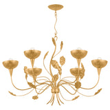 Innsbruck 6 Light Chandelier, Vintage Gold Leaf