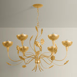Innsbruck 6 Light Chandelier, Vintage Gold Leaf