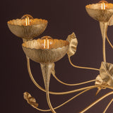Innsbruck 6 Light Chandelier, Vintage Gold Leaf