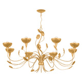 Innsbruck 8 Light Chandelier, Vintage Gold Leaf
