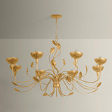 Innsbruck 8 Light Chandelier, Vintage Gold Leaf