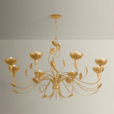 Innsbruck 8 Light Chandelier, Vintage Gold Leaf
