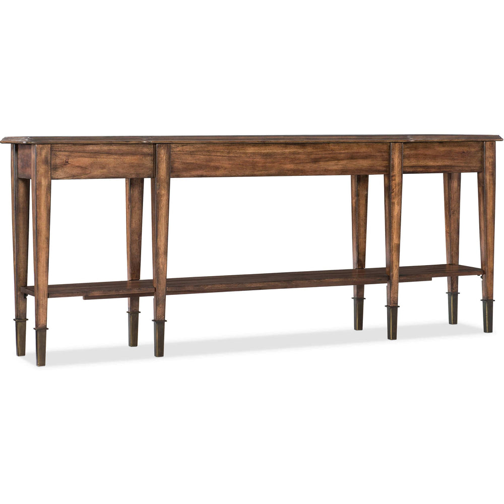 Skinny Console Table, Medium Wood-Furniture - Accent Tables-High Fashion Home
