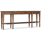 Skinny Console Table, Medium Wood-Furniture - Accent Tables-High Fashion Home