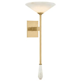 Lausanne Wall Sconce, Vintage Brass
