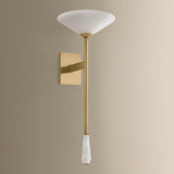 Lausanne Wall Sconce, Vintage Brass