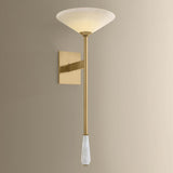 Lausanne Wall Sconce, Vintage Brass
